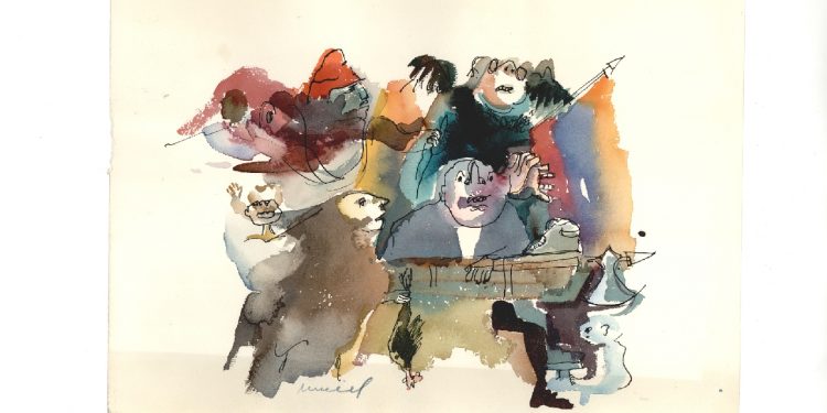 Guillermo Muriel y una muestra que recupera sus dibujos y su importancia