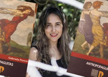 Gabriela Ponce y las piezas que se recogen en «Antropofaguitas»